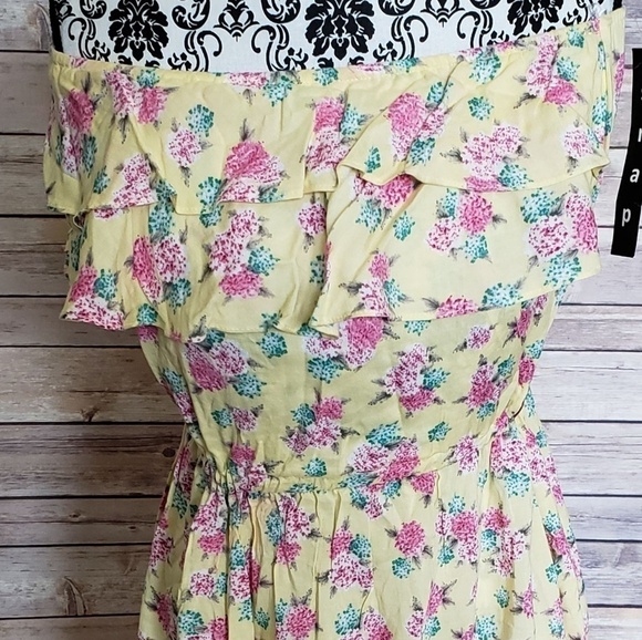 SNAP strapless dress - Picture 2 of 4